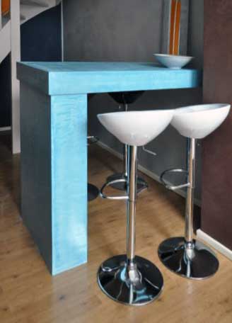 Betonlook meubels tafel kleur Cofurn Grave